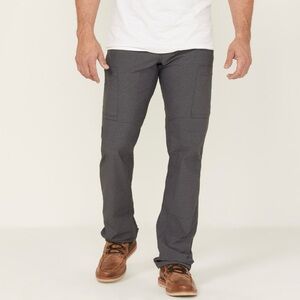 BROTHERS AND SONS Men’s Ripstop Slim Straight Outdoor Cargo Pants Charcoal 36